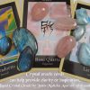Finding it hard to choose? The cards can be a fun place to start. Finding it hard to choose which gemstone you'd like as a pendant? Liquid Crystal Oracle cards by Justin Moikeha Asar can be a helpful start to provide inspiration.Oracle cards of labradorite, free will, rose quartz, forgiveness and larimar service, with actual gemstone crystals of the same type on top of them.